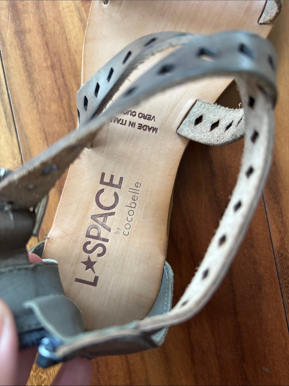 NWOT Italian leather sandals - Picture 4 of 8